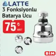 LATTE 3 FONKSİYONLU BATARYA UCU